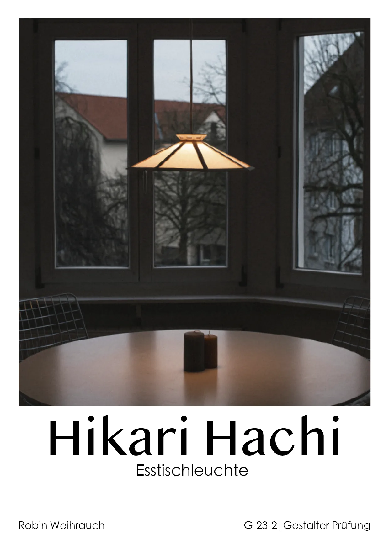 Vorderseite der Hikari-Hachi-Produktkarte