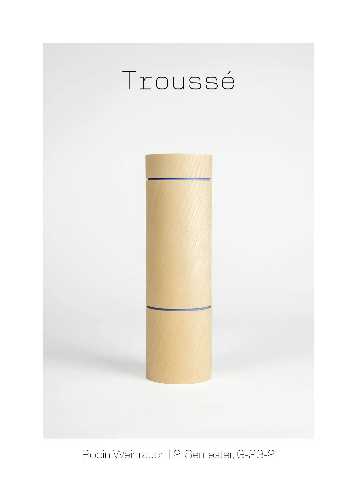 Titelseite der Troussé-Broschüre